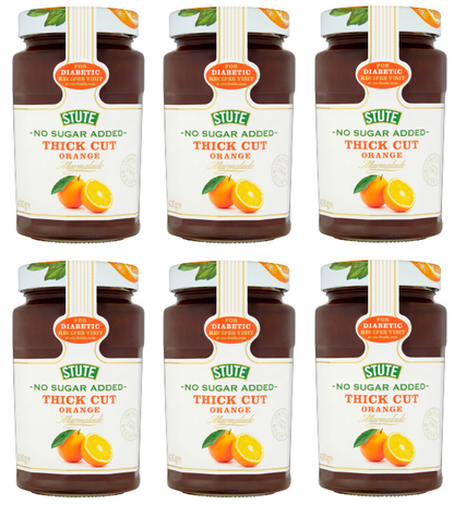 6 x Stute Marmalade Diabetic Thick 430G