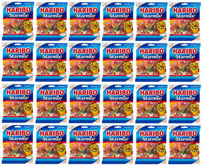 24 x Haribo Star Mix Vending Bag 90Gm