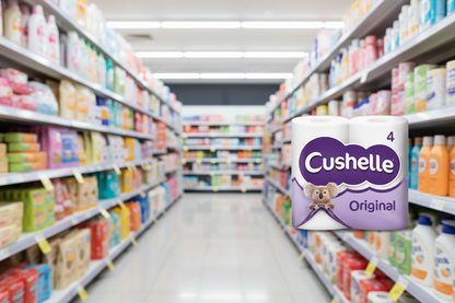 10 x Cushelle Original Toilet Roll 4 Rolls