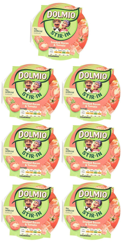 7 x Dolmio Stir In Bacon And Tomato Pasta Sauce 150G