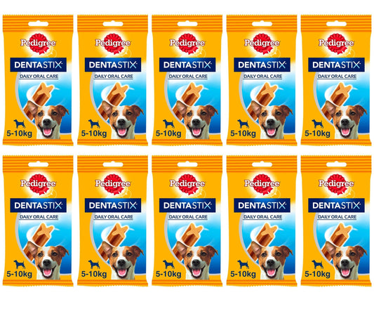 10 x Pedigree Dentastix Daily Fresh Large 25Kg+ 4 Sticks 154G