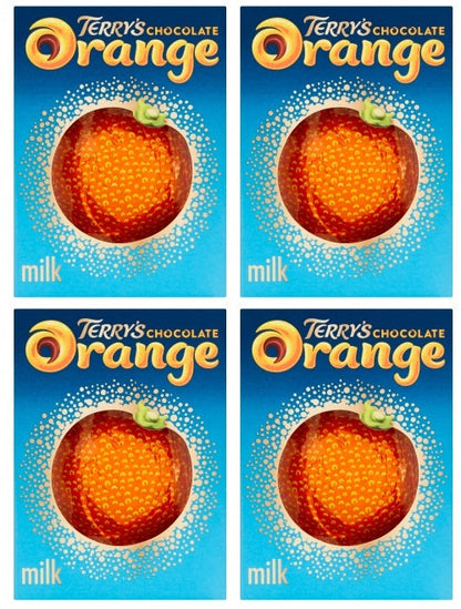 4 x Terrys Milk Chocolate Orange Ball 145g