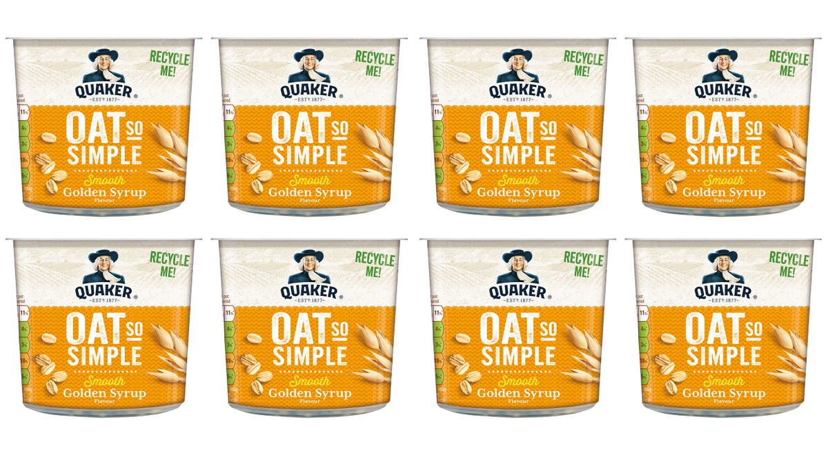 8 x Oats So Simple Express Pot Syrup 57G