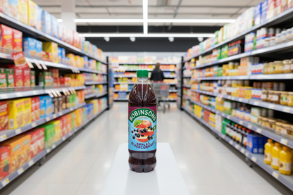 12 x Robinsons Apple & Blackcurrant 1Lt