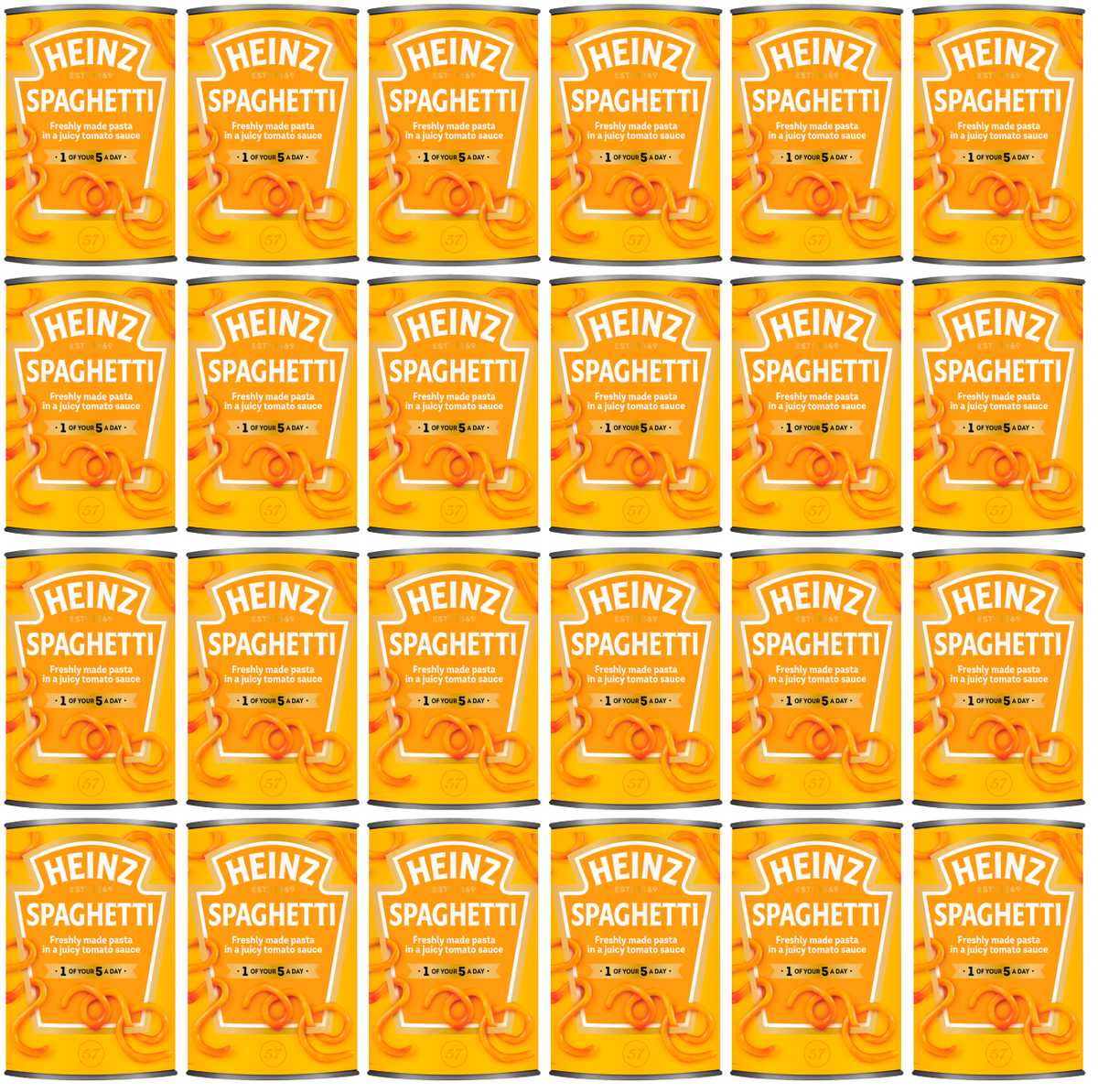 24 x Heinz Spaghetti 400Gm