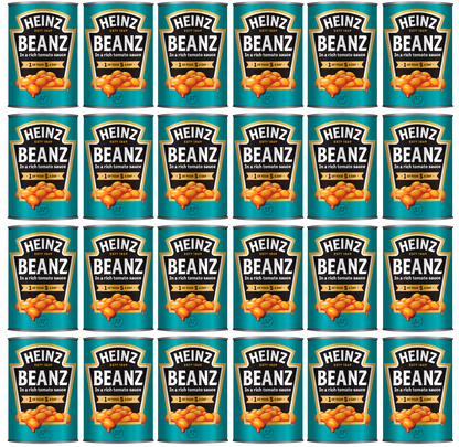 24 x Heinz Baked Beans 415Gm
