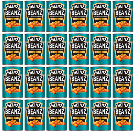 24 x Heinz Baked Beans 415Gm