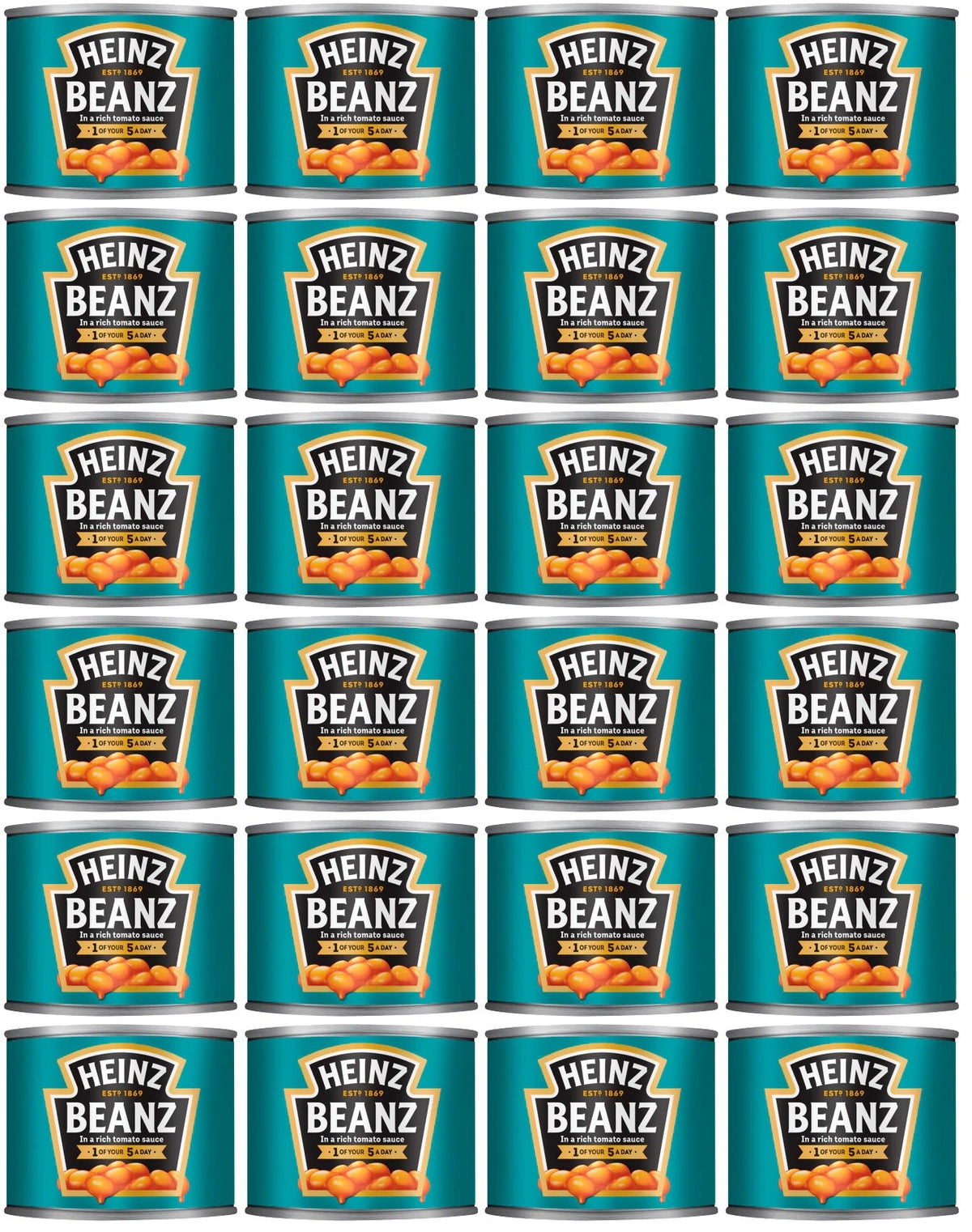 24 x Heinz Baked Beans 200G