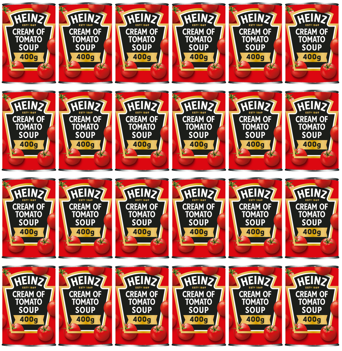 24 x Heinz Soups Tomato 400G