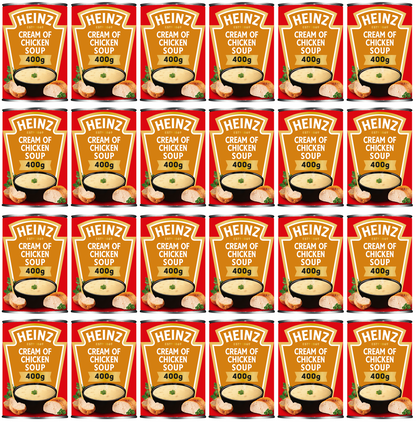 24 x Heinz Soups Chicken 400G