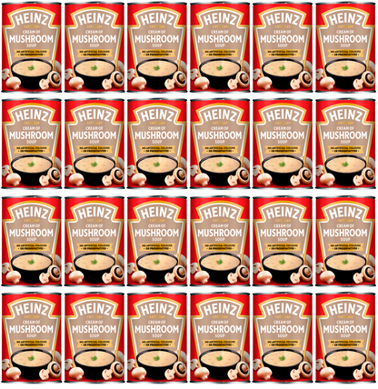 24 x Heinz Soups Mushroom 400G