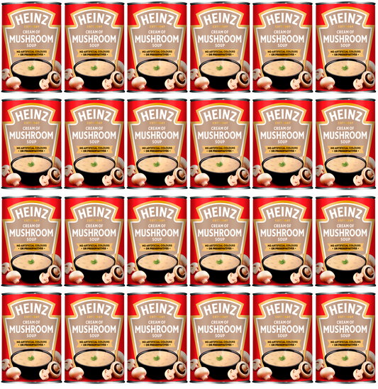 24 x Heinz Soups Mushroom 400G