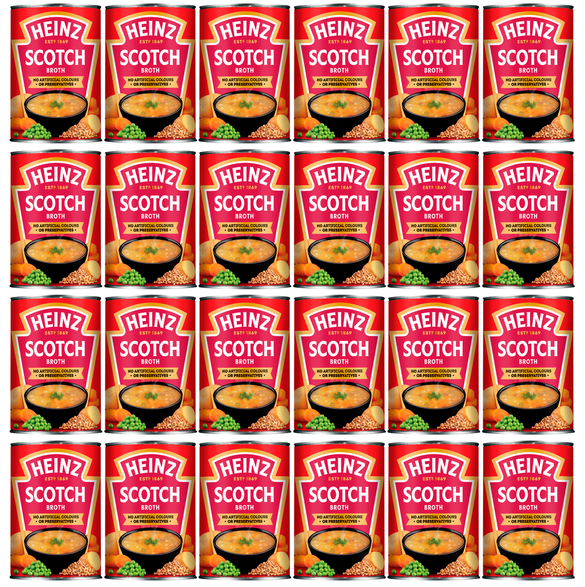 24 x Heinz Soups Scotch Broth 400G