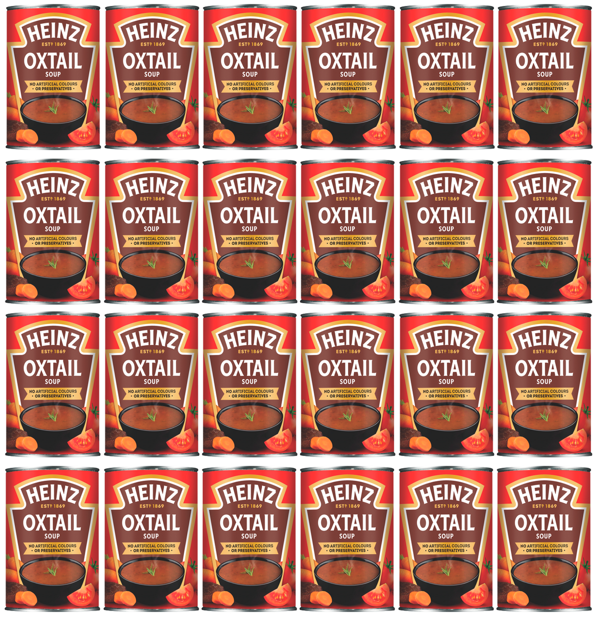 24 x Heinz Soups Oxtail 400G