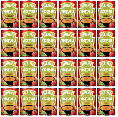24 x Heinz Soups Vegetable 400G