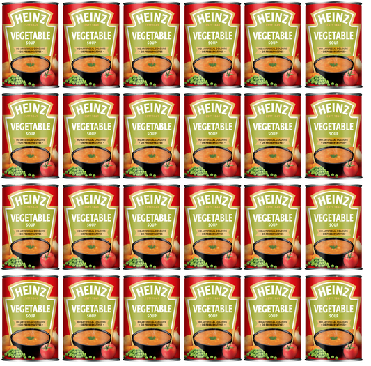 24 x Heinz Soups Vegetable 400G
