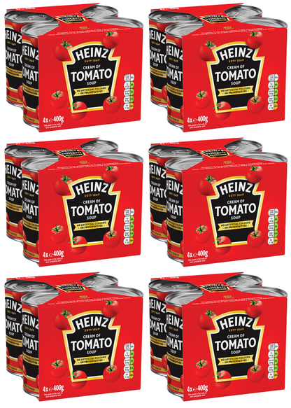 6 x Heinz Tomato Soup 4X400Gr