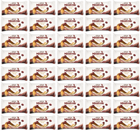 40 x Galaxy Minstrels Bags Std 42Gm