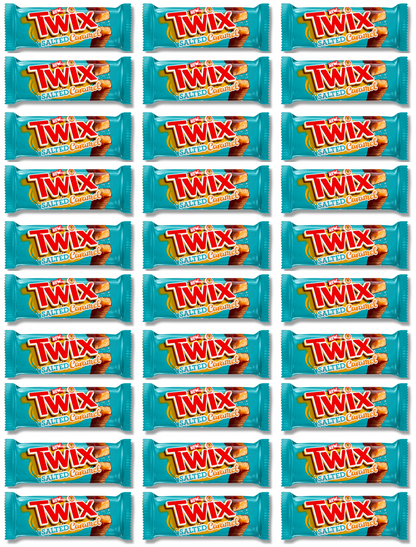30 x Twix Salted Caramel 46Gm