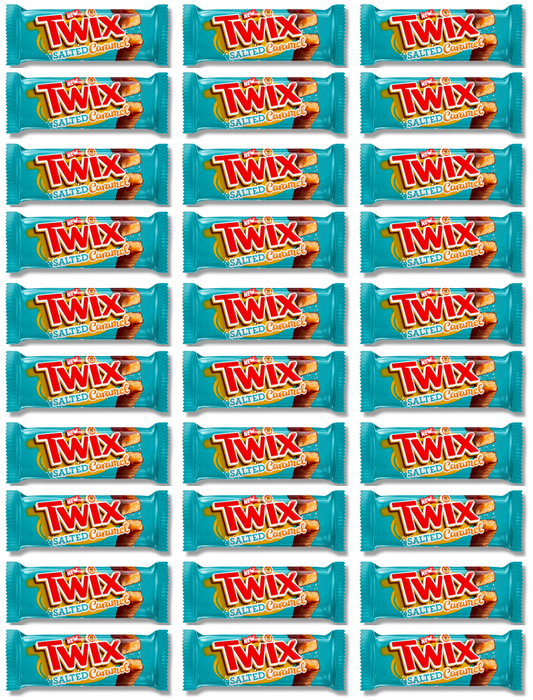 30 x Twix Salted Caramel 46Gm