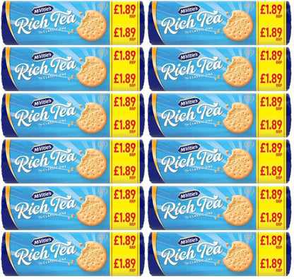 12 x Mcvities Rich Tea - 300GM