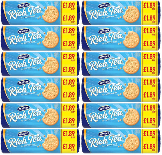 12 x Mcvities Rich Tea - 300GM