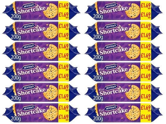 12 x Mcv Fruit Shortcake - 200G