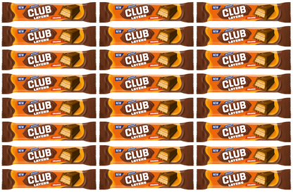 24 x Club Layers Orange Bar - 39.5GM