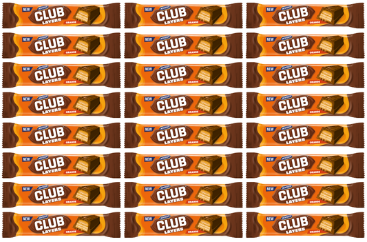 24 x Club Layers Orange Bar - 39.5GM