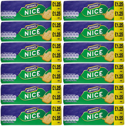 12 x Mcvities Nice  - 250GM