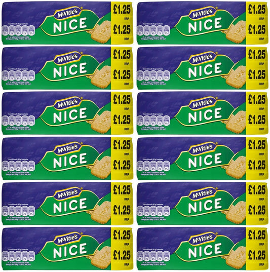 12 x Mcvities Nice  - 250GM