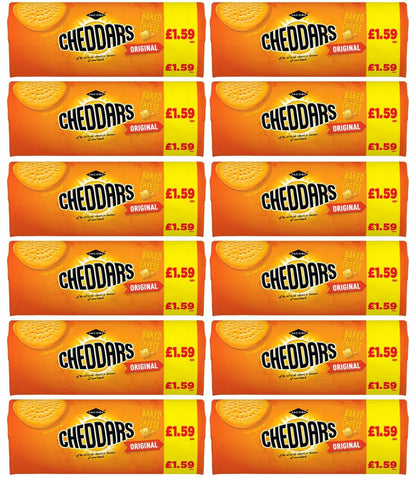 12 x Jacobs Cheddars - 150GM