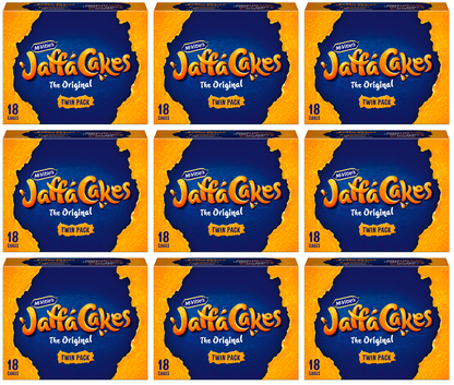 9 x Mcvities Jaffa Cakes Twinpack 2X9Pk