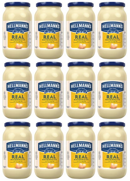 12 x Hellmanns Mayo Real 400G X12