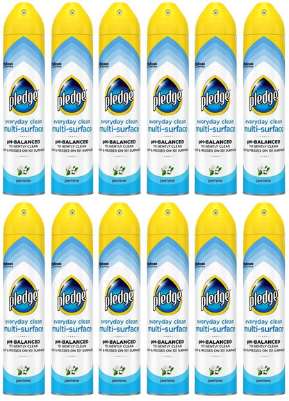 12 x Pledge Polish Jasmine - 250ML