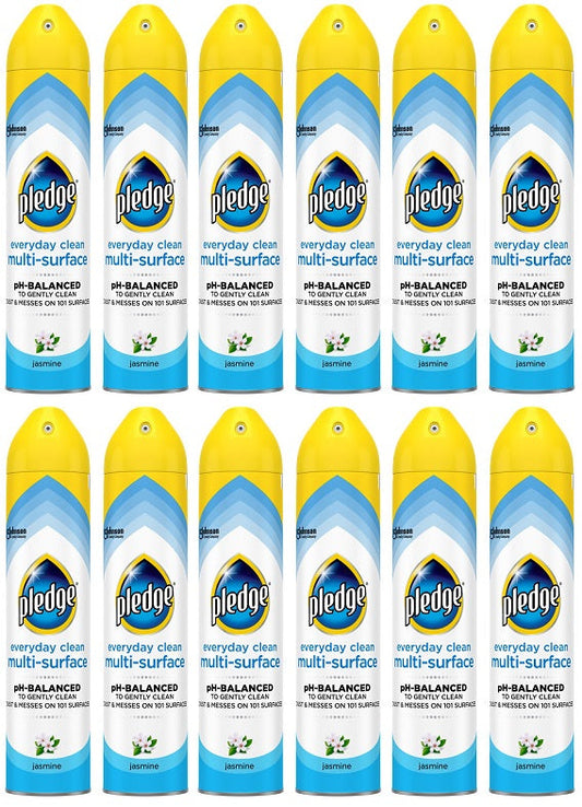 12 x Pledge Polish Jasmine - 250ML