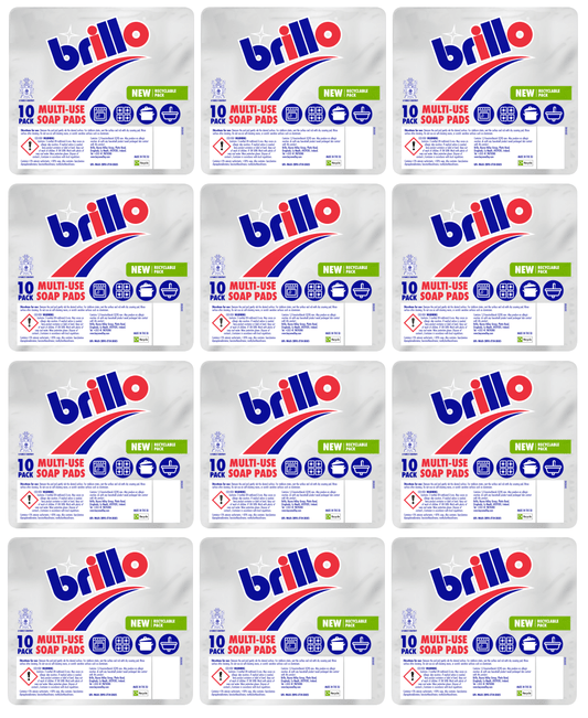 12 x Brillo Pads 10 Pack