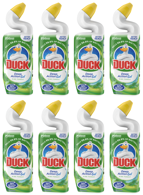 8 x Duck Gel Pine - 750Ml