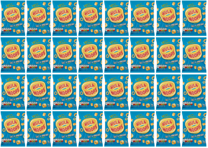 32 x Hula Hoops Salt & Vinegar 34Gm