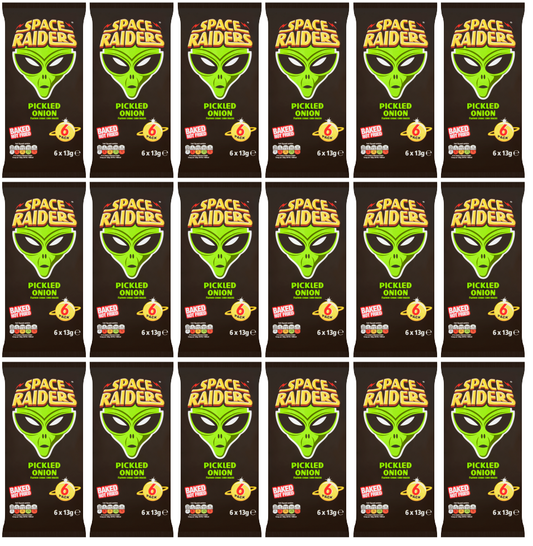 18 x Kp Space Raiders Pickled Onion 6X13Gm