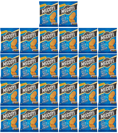 26 x Mccoys Salt & Vinegar 47.5Gm
