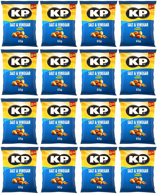 16 x Kp Original Salted Peanuts - 65GM