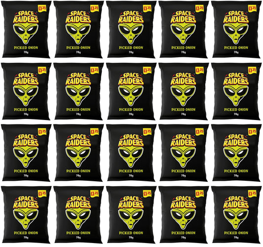 20 x Kp Space Raiders Pickled Onion - 70GM