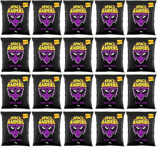 20 x Kp Space Raiders Saucy Bbq - 70GM