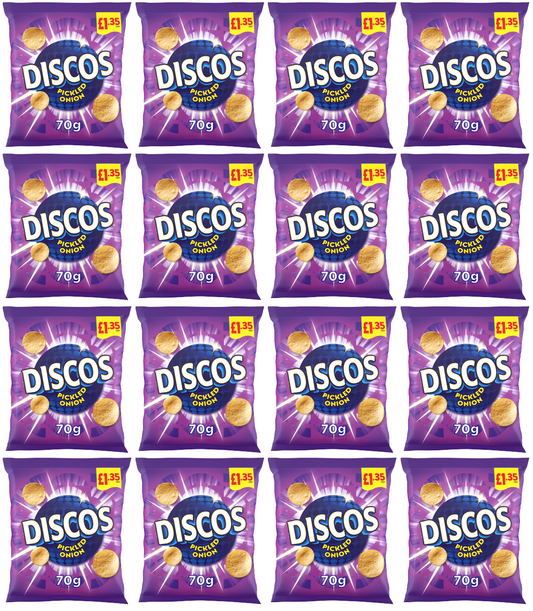 16 x Kp Discos Pickled Onion - 70GM