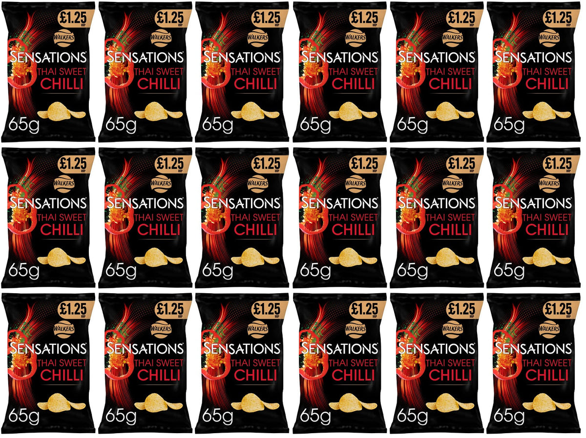 18 x Sensations Thai Sweet Chilli - 65GM