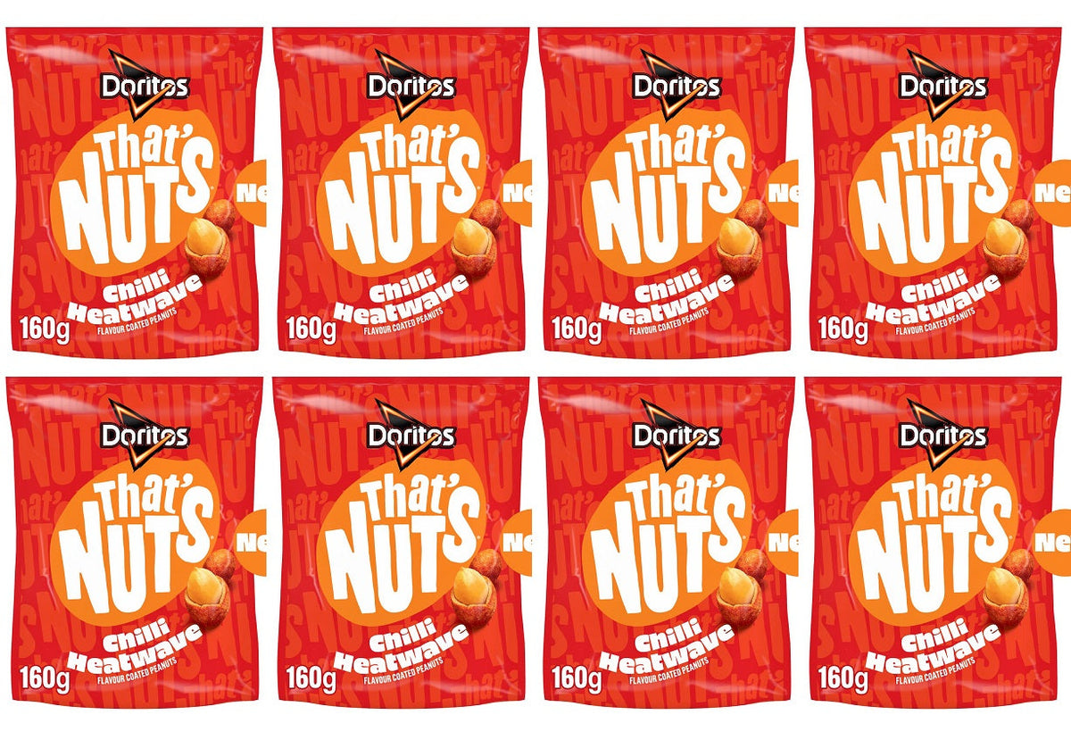 8 x Thats Nuts Doritos Chilli Heatwave  - 160GM