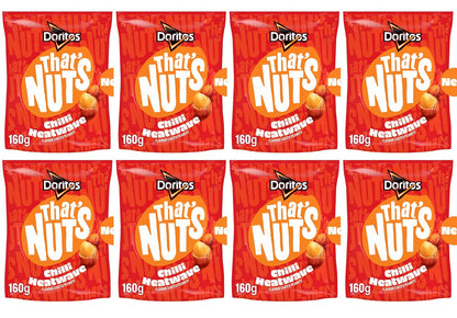 8 x Thats Nuts Doritos Chilli Heatwave  - 160GM