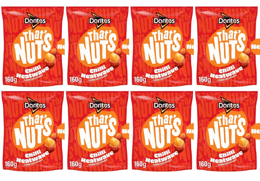 8 x Thats Nuts Doritos Chilli Heatwave  - 160GM