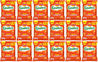 18 x Quavers Red Leicester - 54GM